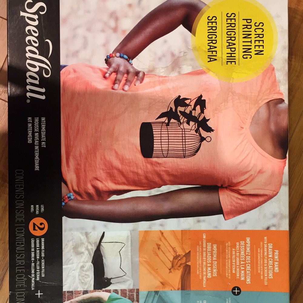 Speedball T-shirt screenprint kit